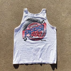 Vintage Daytona Pepsi 400 Tank Top